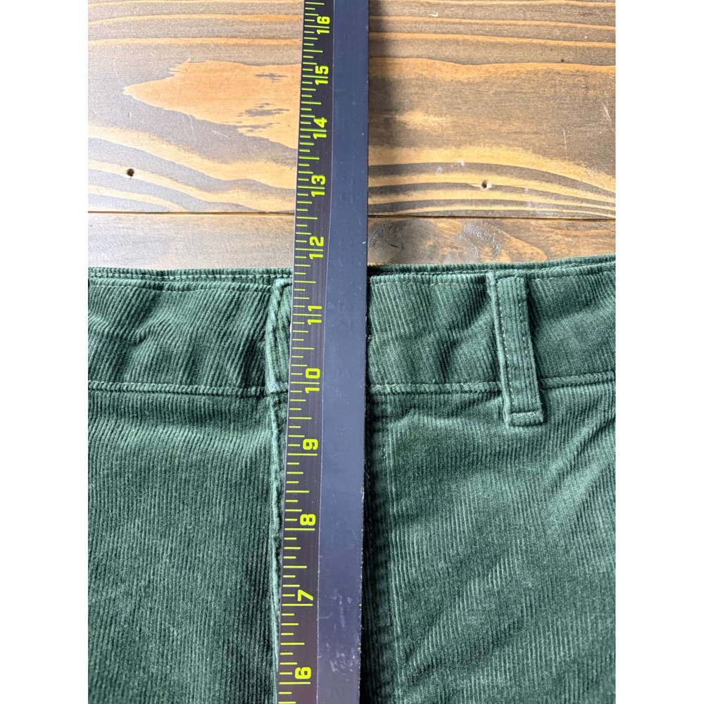 Everlane Way High Utility Corduroy Pants Womens 8 Forest Green High Rise - Picture 9 of 11